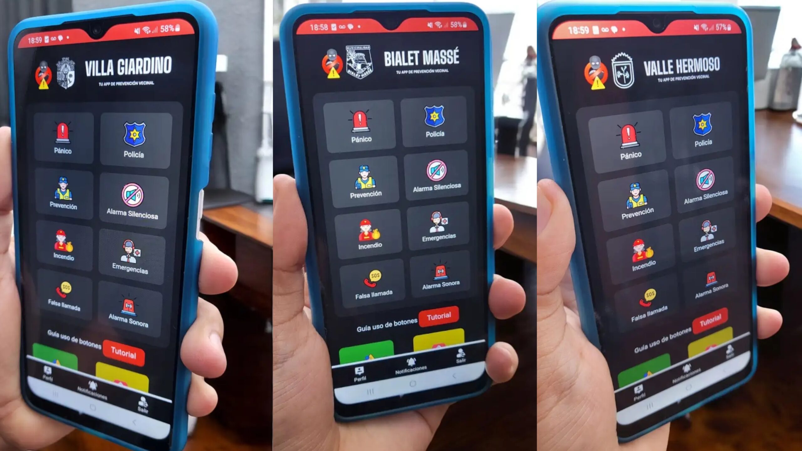 Vecinos en alerta punilla app prevención